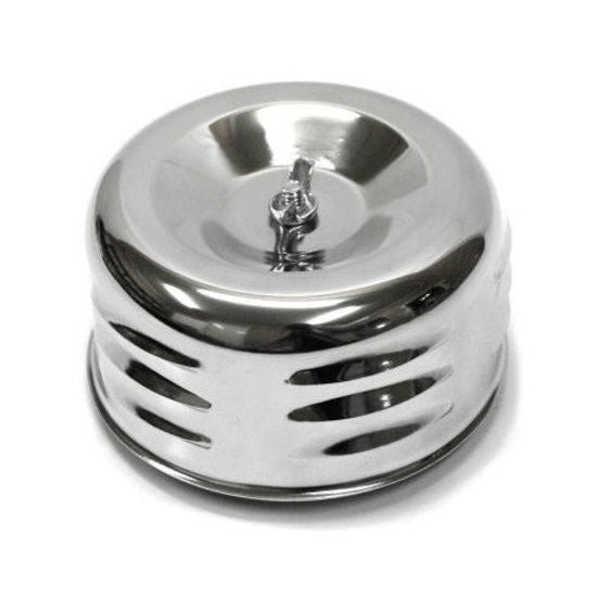 RPC | RPCR2339 | RPC Chrome Louvered Air Cleaner 4" x 2-7/8" Raised Base 2-5/8" Neck