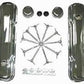 RPC RPCR3029 Engine Dress Up Kit Chrome suit Chrysler 318-360