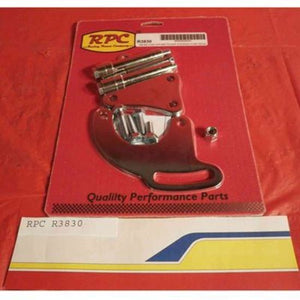 RPC RPCR3830 Chrome Chev SB Power Steering Pump Bracket Long Pump