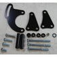 RPC RPCR3831 Saginaw Power Steering Bracket Small Block Chevrolet Long Water Pump Incl Hardware Black