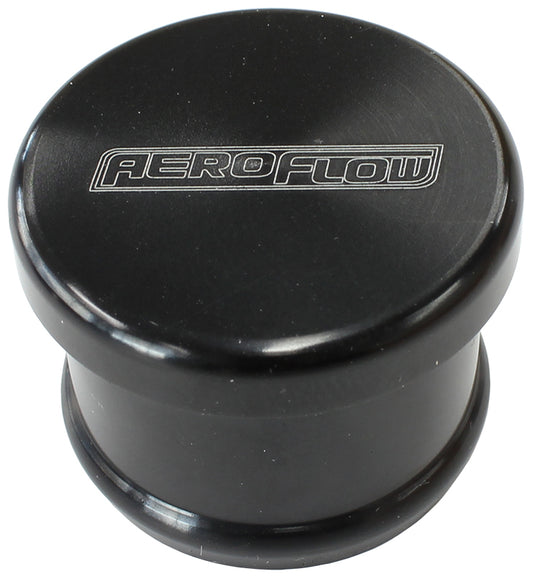 Aeroflow AF64-5230BLK Block Off Plug 30mm Black For Blow Off Valve