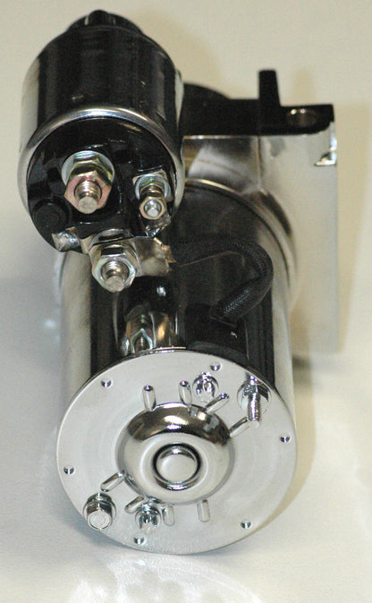RPC RPCR3911C Mini Starter 2.4HP Chev SB & BB 168T Flywheel Chrome Finish