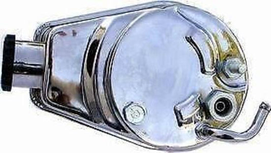 RPC RPCR3913 Tear Drop Style GM Saginaw Power Steering Pump Chrome Plated