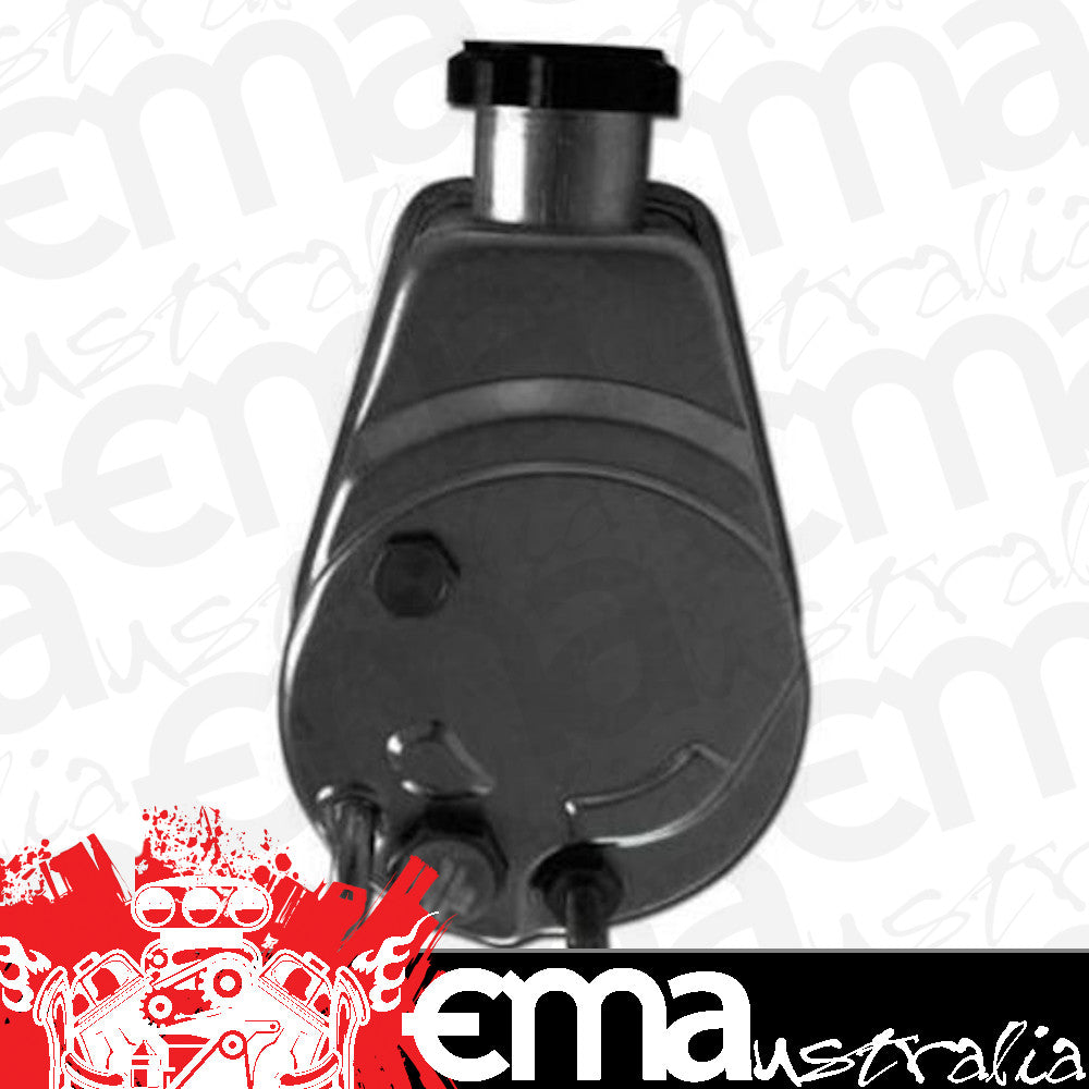 RPC RPCR3913BK Black Power Steering Pump Saginaw Style Chev GM Holden Hot Rod