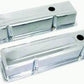 RPC RPCR4962 Chrome Steel Valve Covers Tall 3-5/8" Non Baffled fits SB Chev 1958-86 283 - 350