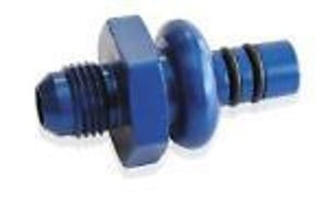 Aeroflow AF64-5506 Ford Efi Regulator Adapter -6AN with .550" Shank Blue