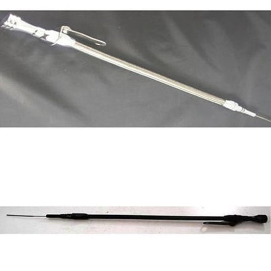 RPC RPCR5003BK Flexible Engine Oil Dipstick 65-90 Big Block Chevrolet Stainless Steel Dipstick Anodized Black Finish