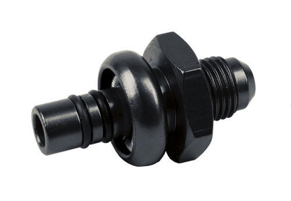 Aeroflow AF64-5506BLK Ford Efi Regulator Adapter -6AN with .550" Shank Black