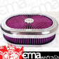 RPC RPCR5023 Oval Super Flow Filter Air Cleaner Kit 15"x2" Aluminium Plain Style Polished w/Pre-Oiled Washable Element