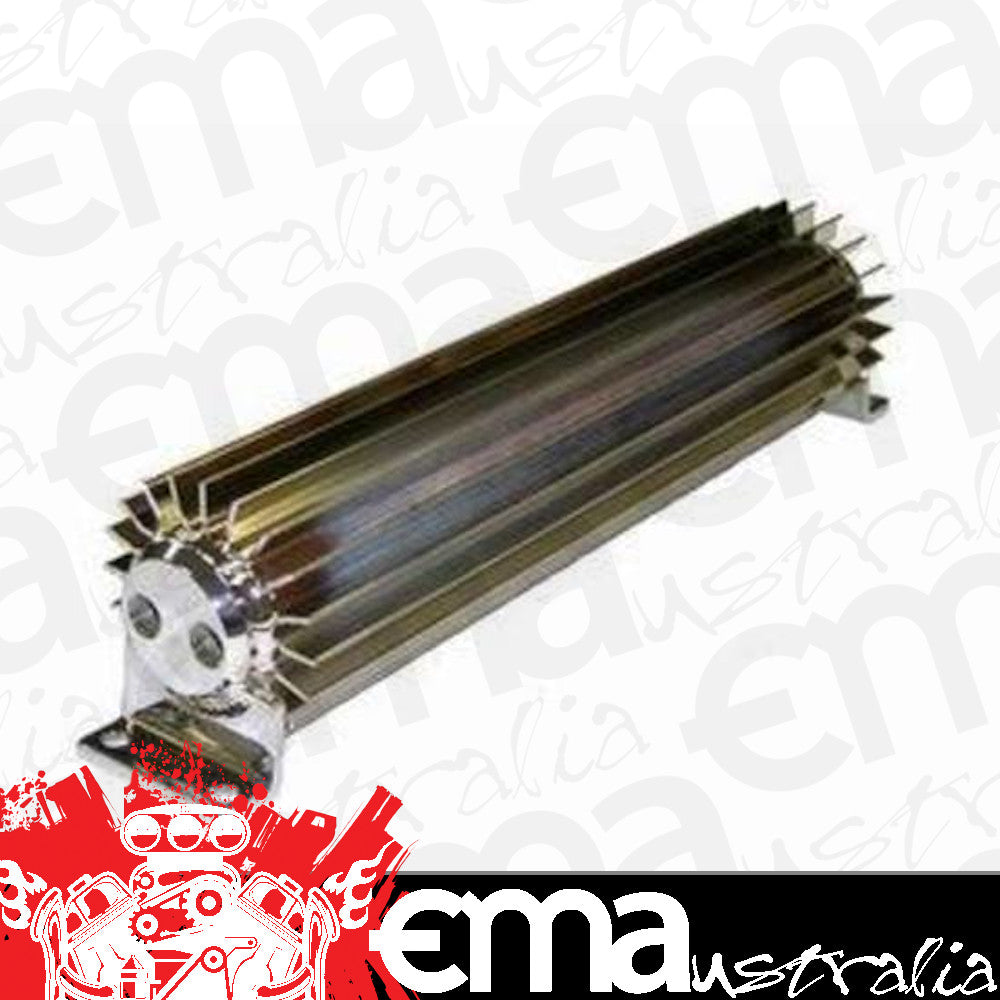 RPC RPCR5050x Anodised Aluminium Transmission Cooler Dual Pass Design 12" 568Ml Incl 2 x 1/4" NPT Fittings