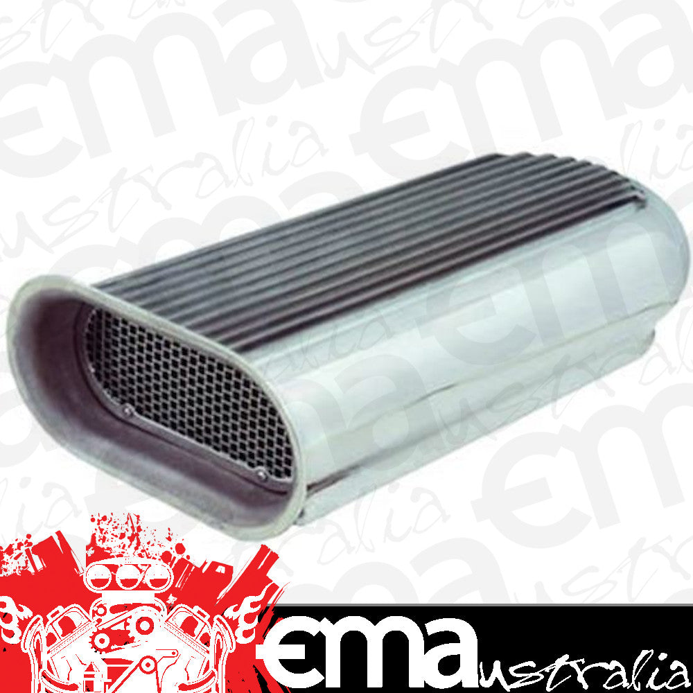 RPC RPCR5233BC Bk/Chr Alum Finned Hilborn Scoop Ea