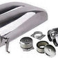 RPC RPCR5236 Polished Aluminium "Shot Gun" Hood Scoop Kit w/ Paper Elements