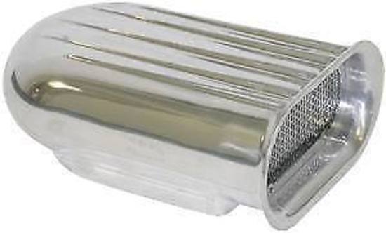 RPC RPCR5246 Polished Alloy Hilborn Style Mini Bonnet Scoop Single 4Bbl Carb