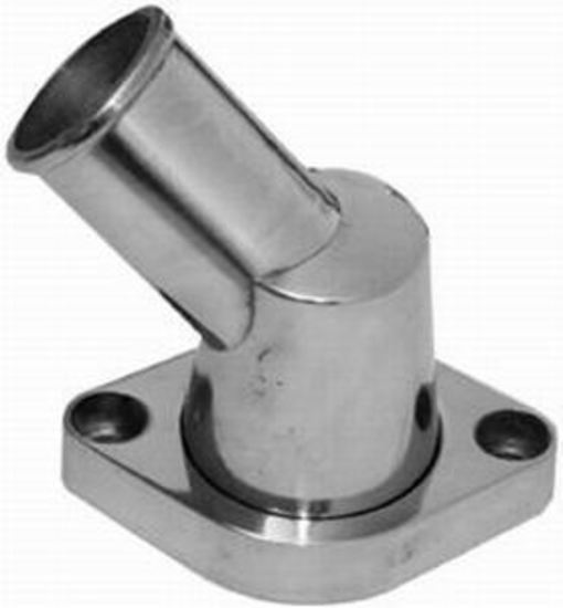 RPC RPCR6003 Aluminium 45¡ Swivel Thermostat Housing Polished O-Ring StylEFIts SB & BB Chev 1955-64 V8 283 / 350