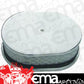RPC RPCR6020-1 Polished Oval Air Cleaner Assembly 12" x 2" w/ Paper Element