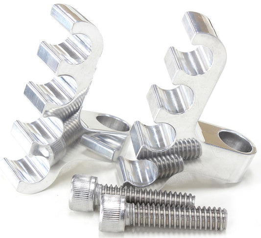 Aeroflow Performance Products AF64-9704 Polished 4 Wire Lead Separatorbolt Into Valve Cover Thread