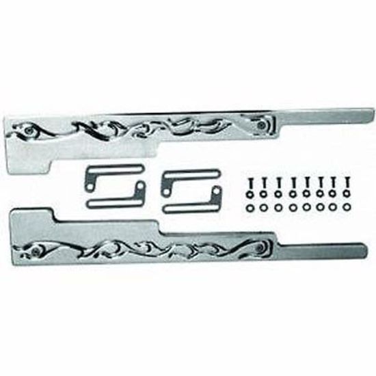 2 Piece Rpc RPC RPCR6038x Universal Alloy 2 Piece Wire Loom Set Polished Flame Des ...