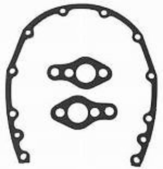 RPC RPCR6040G Chev SB 3Pc Timing Cover Gasket Set Steel Alloy Covers