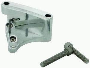 RPC RPCR6041C Chrome Aluminium Timing Tab Plain Style fits SB Chev 283-350 w/ 6" or 7" Balancer