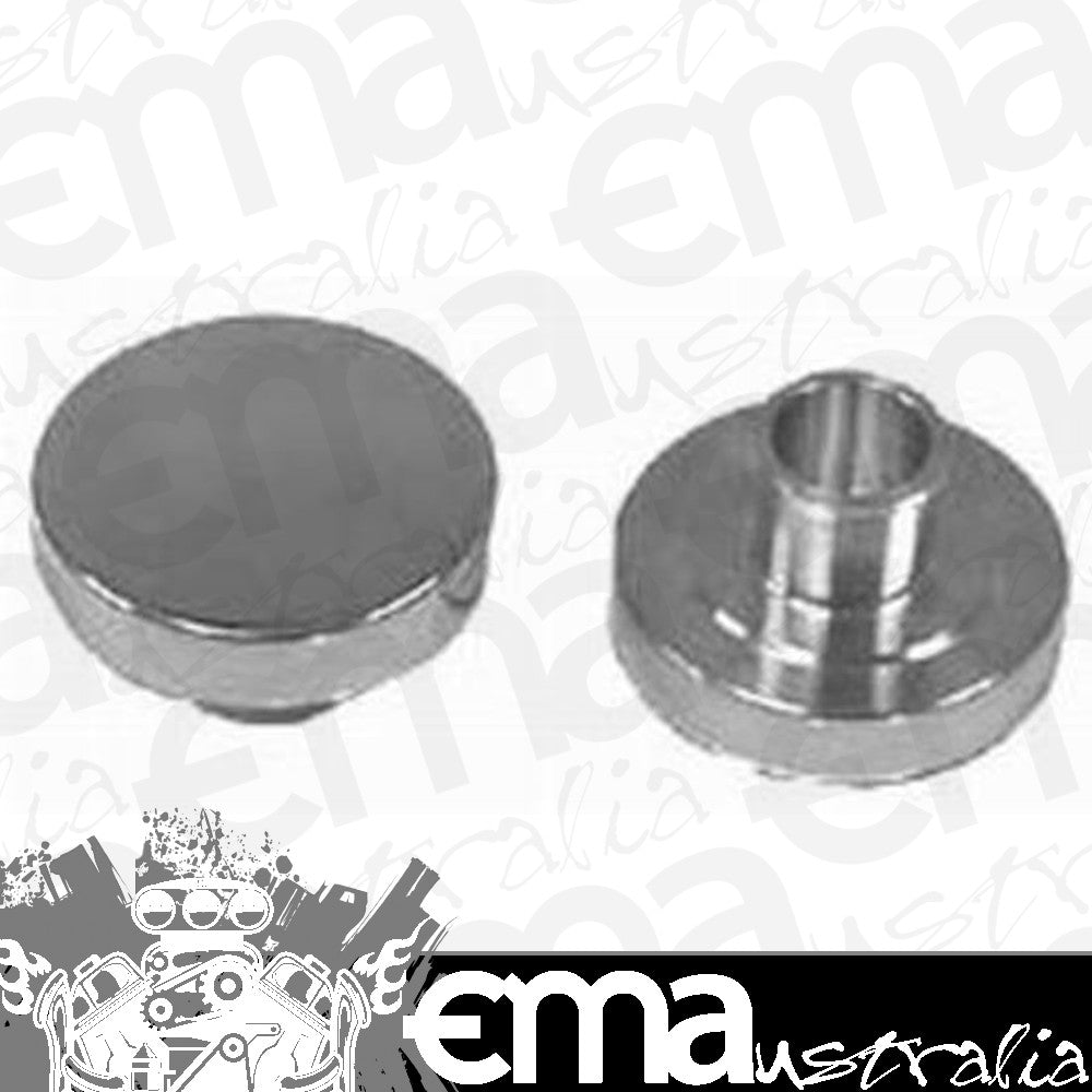 RPC RPCR6050 Aluminium Push- In Oil Cap w/ 1" Neck Plain Style fits Valve Covers w/ 1.25" Holes