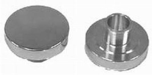 RPC RPCR6050 Aluminium Push- In Oil Cap w/ 1" Neck Plain Style fits Valve Covers w/ 1.25" Holes