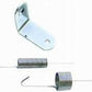 RPC RPCR6052 Chrome Steel 2 & 4 Bbl Carburetor Mount Throttle Return Kit