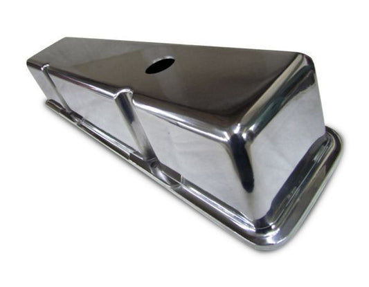 RPC RPCR6130-2C Tall Alloy Valve Covers Chrome suit 1958-86 Chev SB 283-350Ci V8