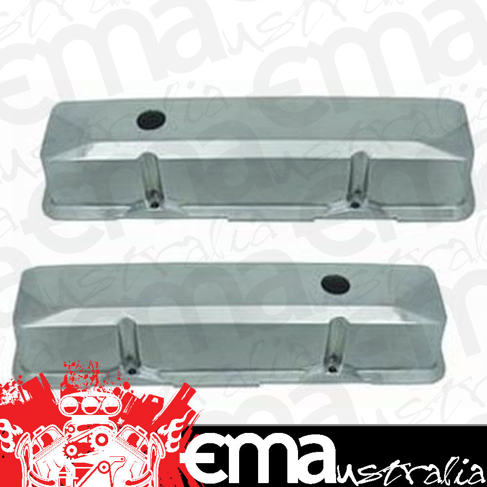 RPC RPCR6152 Tall Polished Aluminium Valve Covers suit Chev SB 283-350 V8