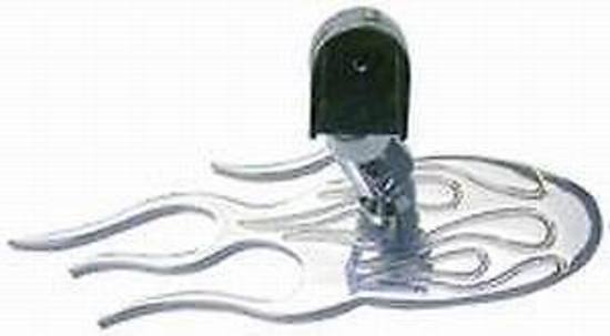RPC RPCR6166 Universal Flame Design Interior Mirror Polished Aluminium