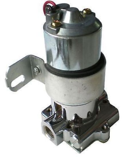 Racing Power Company (RPC) RPCR6254C RPC Chrome Electric Fuel Pump 120Gph 14PSI Incl 3/8" Barb Fittings