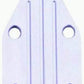 RPC RPCR6257 Polished Aluminium Fuel Block-Off Plate Ball Milled Style fits SB Chev 283-400