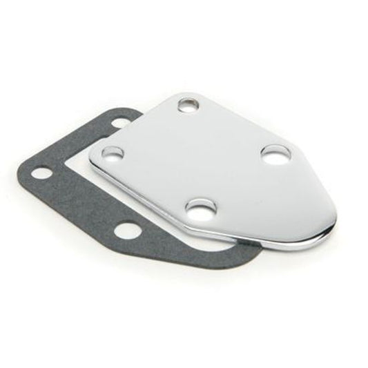 RPC RPCR6257POL Fuel Pump Block Off Plate Small Block Chevrolet - Pol Aluminium