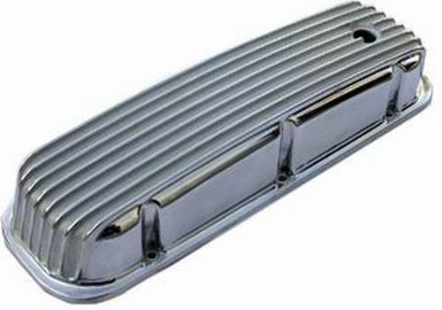 RPC RPCR6280 Nostalgia Finned Valve Covers Polished Alloy suit Chev BB 396-454