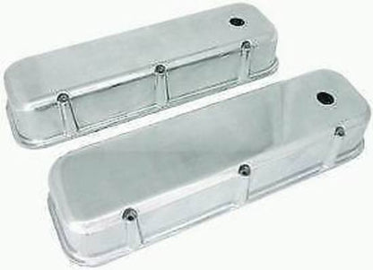 RPC RPCR6330-2 Tall Alloy Baffled Valve Covers suit Chev BB 396-454 Bolt Kit Inc
