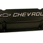 RPC RPCR6336 Tall Alloy Valve Covers Black w/ Chev Logo suit Chev SB V8