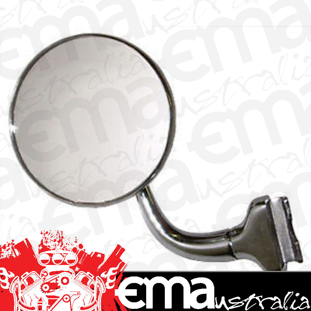 RPC RPCR6610 Racing Power Company Stainless Steel 4" Round Peep Mirror