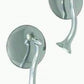 RPC RPCR6615 Stainless Steel Retro Street Rod Mirror 4" Round 1 Pr Left & Right