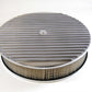 RPC RPCR6707 14x3" Full Finned Air Cleaner Washable Polished Alloy fits 5-1/8"