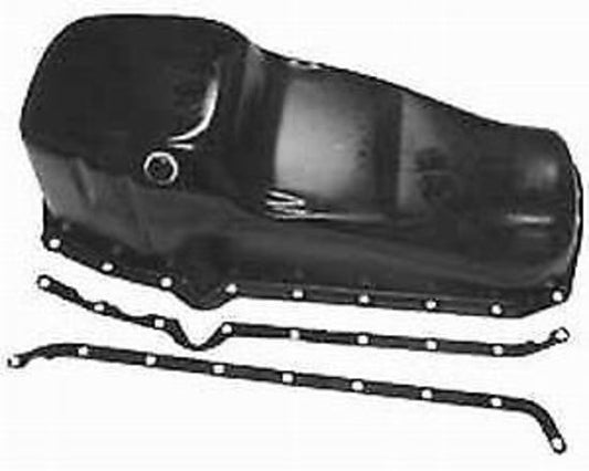 RPC RPCR7108P Claimer Style Black Steel Oil Pan suit Pre-1980 Chev SB 283-350 V8