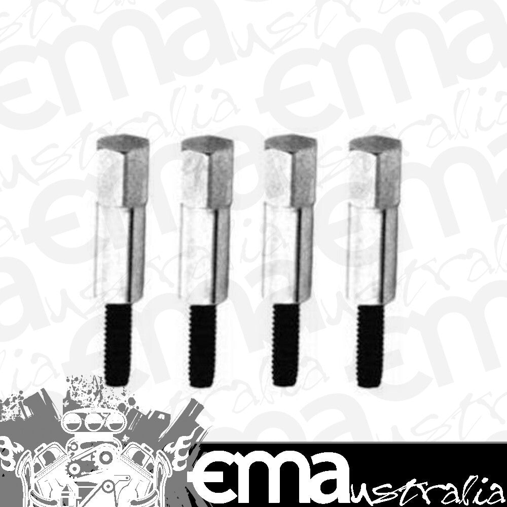 RPC RPCR7283 Hex Mini Valve Cover Bolts Chrome 1-3/8"L 1/4"-20 x 1-3/8" Thread