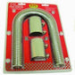 RPC RPCR7305 Stainless Steel Radiator Hose Kit 24" Hose Length w/ Chrome End Caps
