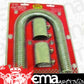 RPC RPCR7305 Stainless Steel Radiator Hose Kit 24" Hose Length w/ Chrome End Caps
