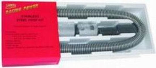 RPC RPCR7311 Stainless Steel Radiator Hose Kit 48" Hose Length w/ Chrome End Caps