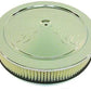 RPC RPCR8196 14x3" Chrome Flamed Muscle Car Style Air Cleaner Flat Base