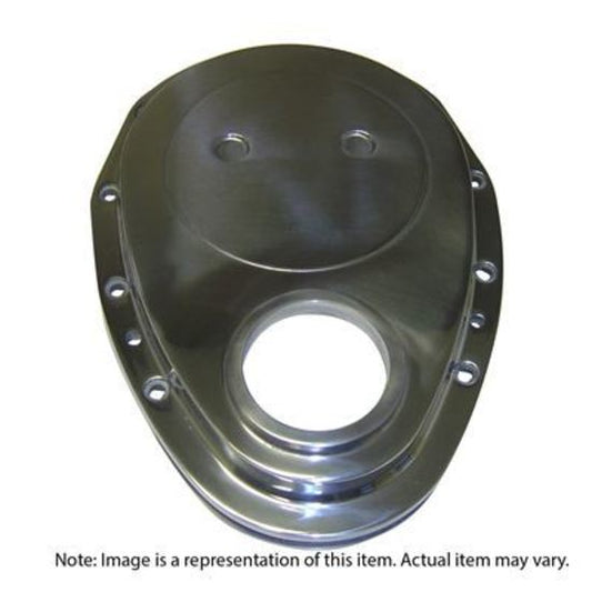 RPC RPCR8422BC Black Chrome Aluminium Timing Cover suit BB Chev