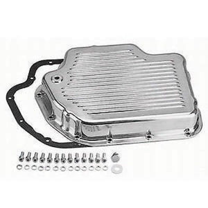RPC RPCR8492 Polished Alloy Transmission Pan GM TH400 w/ Bolts & Gasket