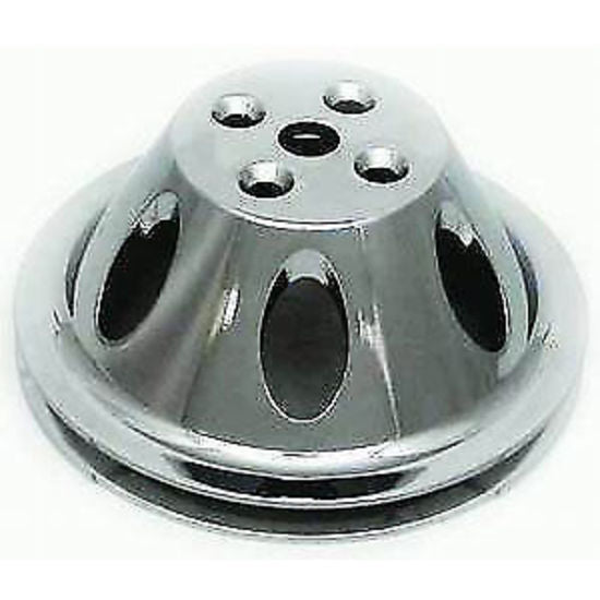 RPC RPCR8840POL Alloy Water Pump Pulley Polished Single GroOve Chev BB
