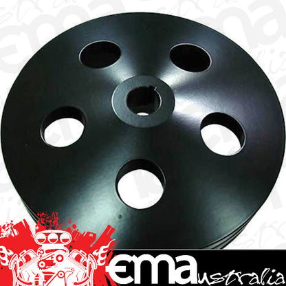 Racing Power Company (RPC) RPCR8847B RPC Black Power Steering Pulley Double GroOve Early GM Thru 1984