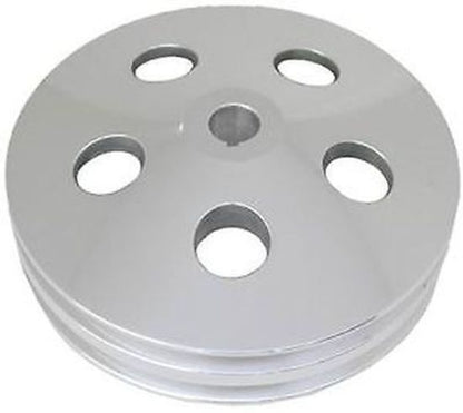 RPC | RPCR8847POL | RPC Power Steering Pulley Double GroOve Polished Early GM Thru 1984