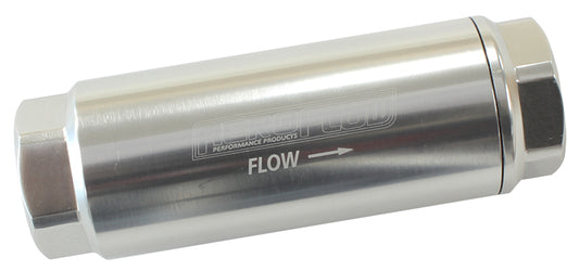 Aeroflow AF66-2042S-40 Aeroflow Pro Filter 40 Micron Silver Female -8 ORB 1.25x3.5"